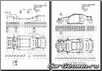 Toyota Paseo (EL44) 1992-1995 Collision Repair Manual