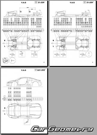 Audi R8 (4S) 20152023 Body dimensions