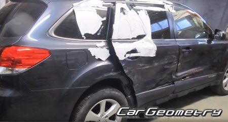 Видео кузовного ремонта Subaru Outback