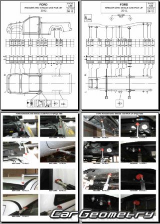    Ford Ranger  2012 Body Repair Manual