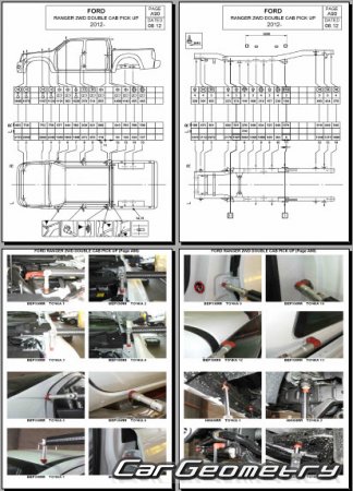    Ford Ranger  2012 Body Repair Manual