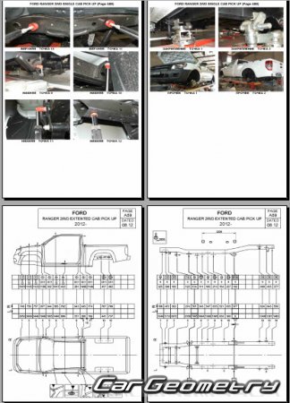    Ford Ranger  2012 Body Repair Manual