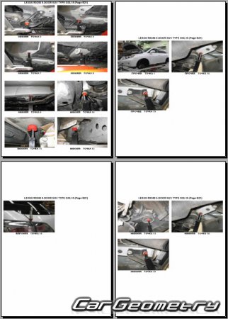    Lexus RX350, RX270 20092015 Collision Repair Manual
