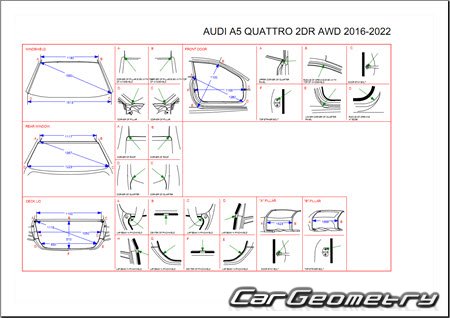   Audi A5 Quattro (B9) Coupe 2016-2022
