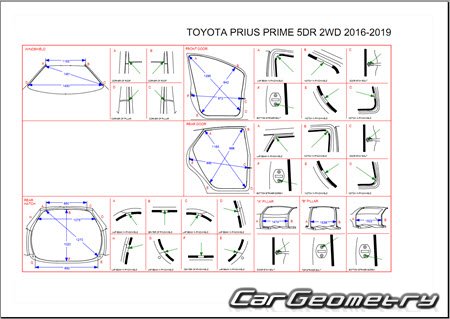 Toyota Prius Prime (ZVW52) 2016-2020 Collision Repair Manual