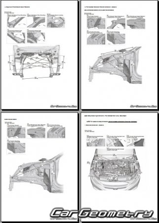   Honda Civic Sedan (FC1, FC2) 2016-2022 Body Repair Manual