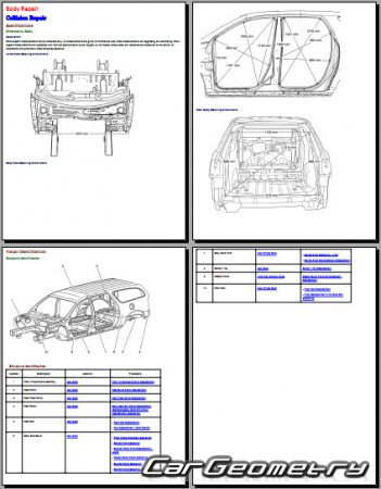   Buick Enclave 2008-2017 Body dimensions