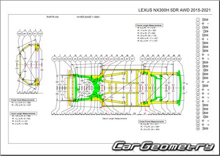 Lexus NX300h (AYZ10, AYZ15) 2015-2021 Collision Repair Manual
