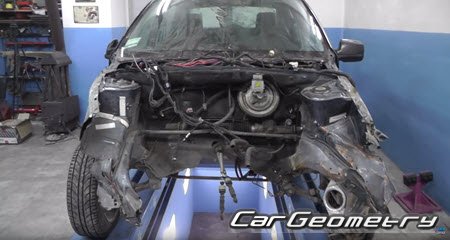 Видео ремонта кузова Лады Гранты, Lada Granta Ремонт кузова.