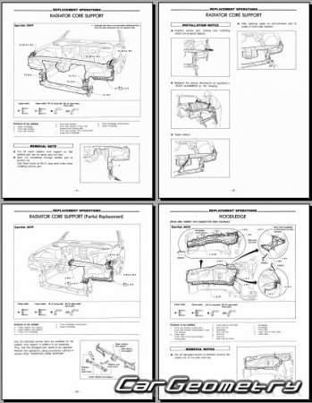    Infiniti J30 (Y32) 1992-1997 Body Repair Manual