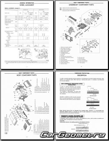   Nissan Pathfinder WD21 1987-1995 Body Repair Manual