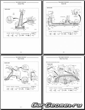 Nissan Altima (L30) 1998-2001 Body Repair Manual