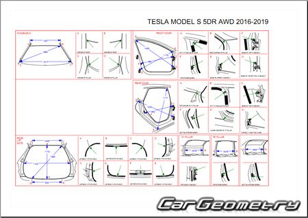   Tesla Model S (2WD  AWD) 2012-2020