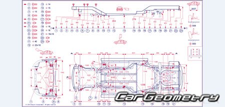   Chevrolet Impala 2013-2020 Body dimensions