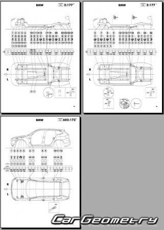   BMW X3 (G01) 2017-2024 Body dimensions