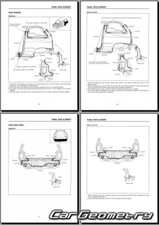 Mazda 121 3-door (DA) 19861991 Body shop manual