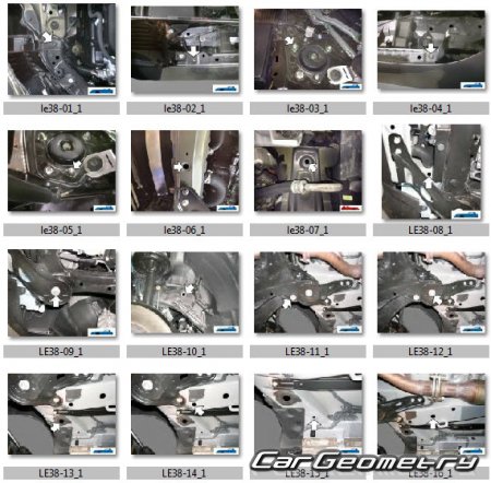   Lexus RX200T, RX350 2015-2021 ( F-Sport) Collision Repair Manual