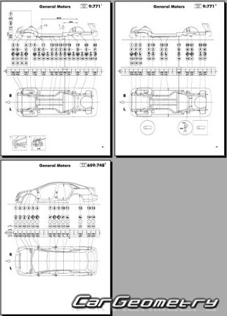   Cadillac XTS 2013-2019 (2WD  AWD) Body dimensions