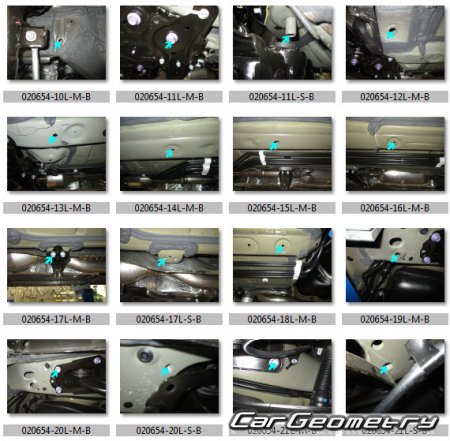   Lexus ES200, ES250, ES260, ES300h, ES350, ES350F 2019-2024