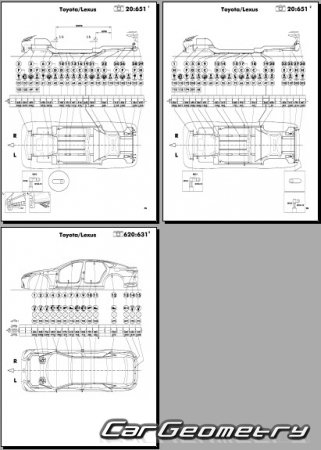   Lexus LS350, LS500 2017-2026 Collision shop manual