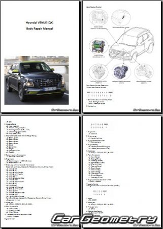  Hyundai Venue (QX)  2020 Body Repair Manual