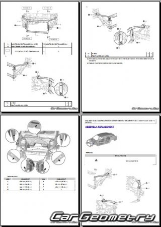   Toyota Avalon 2018-2024 Collision shop manual