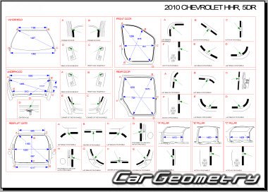   Chevrolet HHR 20062011 Body dimensions