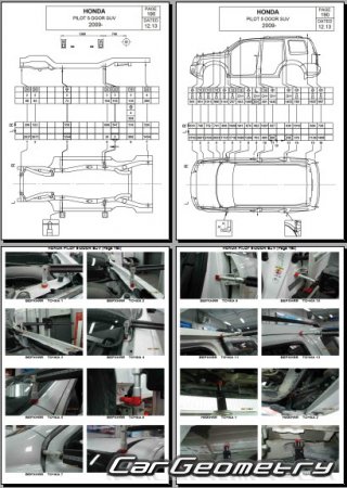   Honda Pilot 2009-2015 Body Repair Manual