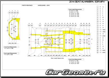   Seat Alhambra 2010-2019 Body repair manual