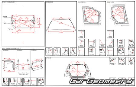 Mitsubishi Mirage GT 2017-2020 (5DR Hatchback) Body dimensions