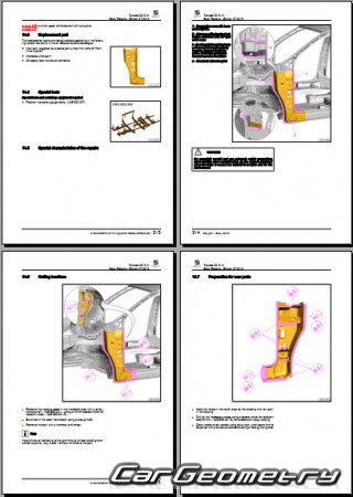   Seat Tarraco 2019-2025 Body shop manual