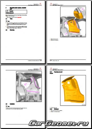   Seat Toledo (NH) 2013-2018 Body shop manual