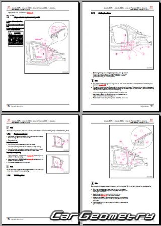 Seat Altea Freetrack  Seat Altea XL 2006-2015 Body repair manual