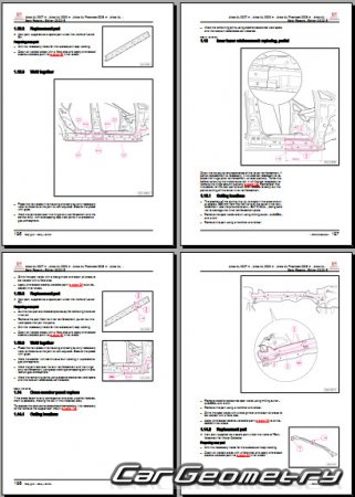 Seat Altea Freetrack  Seat Altea XL 2006-2015 Body repair manual