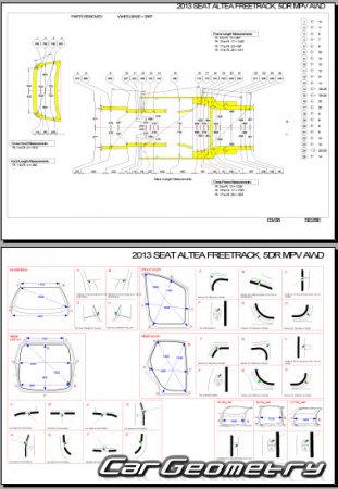 Seat Altea Freetrack  Seat Altea XL 2006-2015 Body repair manual