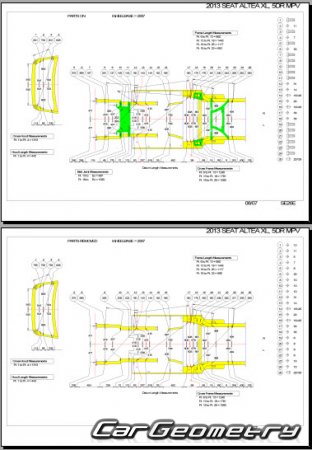 Seat Altea Freetrack  Seat Altea XL 2006-2015 Body repair manual