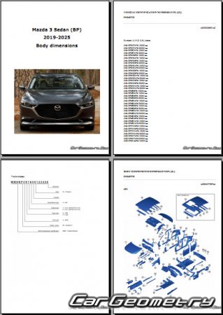   Mazda 3 (BP) 2019-2025 Sedan  