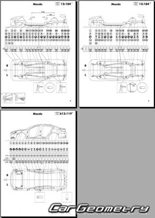  Mazda 6 Sedan 2018-2022 Body dimensions