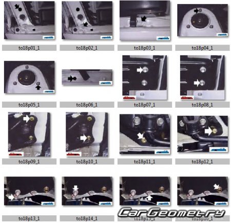 Toyota Camry (SV4#, CV4#) 1994-1998 (RH Japanese market) Body dimensions