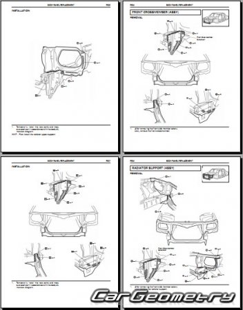Toyota Century (GZG50) 19972017 Collision Repair Manual