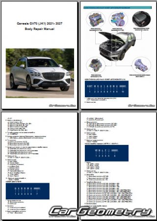   Genesis GV70 (JK1) 2021-2027 Body Repair Manual