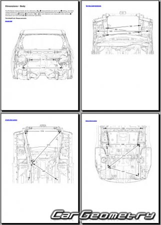   Opel Zafira Tourer (C) 20112019 Body dimensions