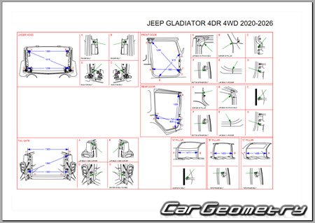   Jeep Gladiator (JT) 2020-2026