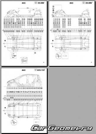 Smart ForFour 20042014 Body dimensions