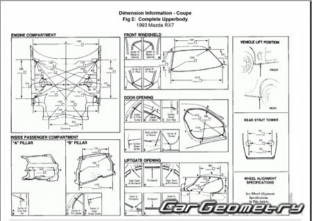   Mazda Efini RX-7 (FD) 1992-2002 (RH Japanese market) Body Repair Manual