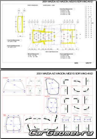 Mazda AZ-Wagon (MD) 1998-2003 (RH Japanese market) Body Repair Manual