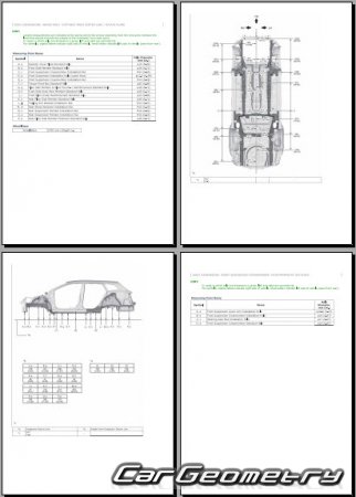   Suzuki Swace 2020-2025 Body dimensions