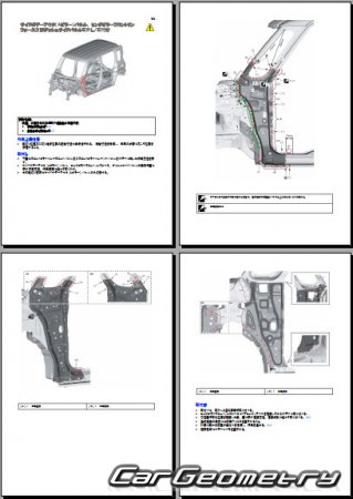 Suzuki Spacia  Suzuki Spacia Custom 20132018 (RH Japanese market) Body Repair Manual