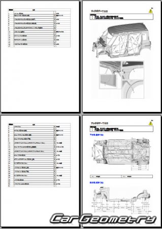 Suzuki Spacia  Suzuki Spacia Custom 20132018 (RH Japanese market) Body Repair Manual