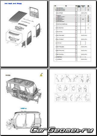 Suzuki Spacia (MK33S MK53S) 20182022 (RH Japanese market) Body Repair Manual